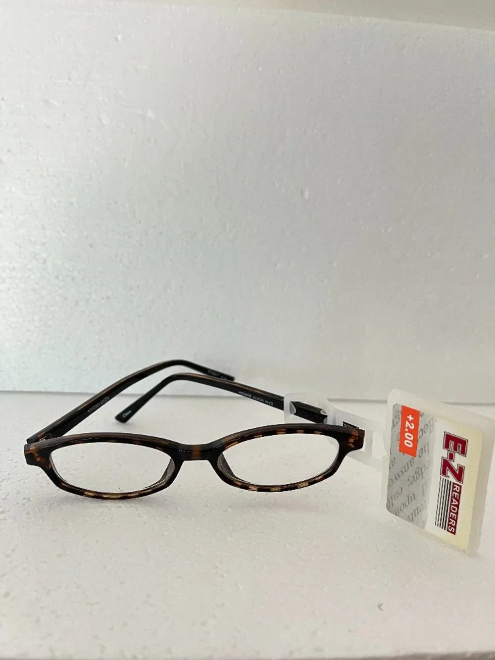 Magnivision Alycia MVG Reading Glasses +2.00 Diopter Tortoise Oval Slim Frame